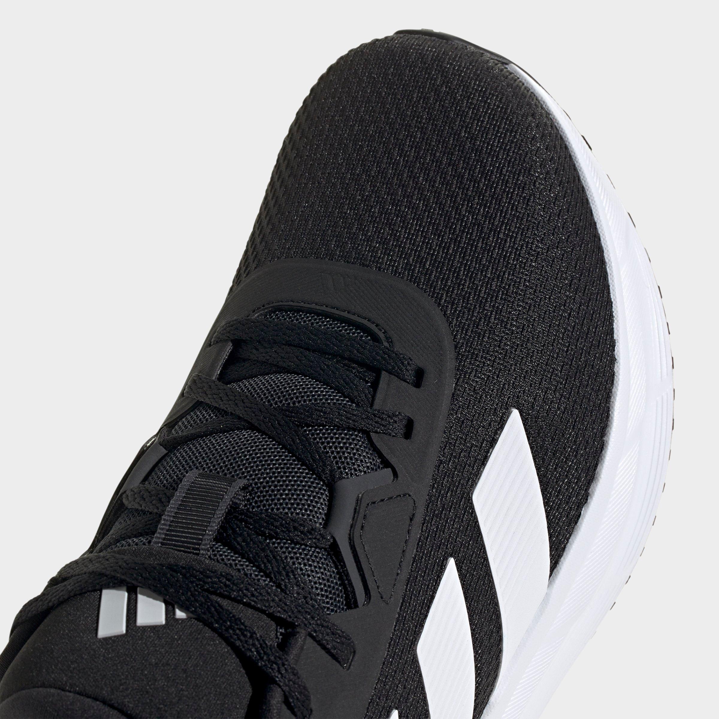 Men's adidas Galaxy 7 Running Shoes - Black/White/Carbon - Detail shot