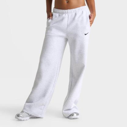 Women's Nithtke Studio Fleece Medium-Weight Wide-Leg Pants - Birch Heather/Black