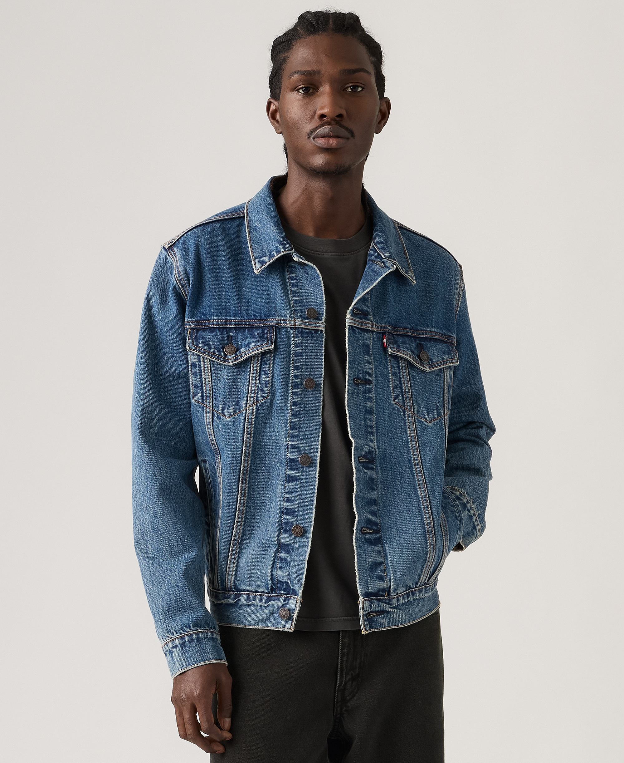 Levi's Men's Regular-Fit Non-Stretch Denim Trucker Jacket - Second String