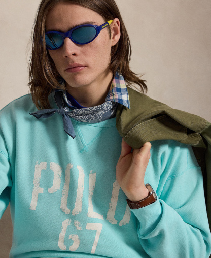 Polo Ralph Lauren Men's Crewneck Sweatshirt - Soft Aqua