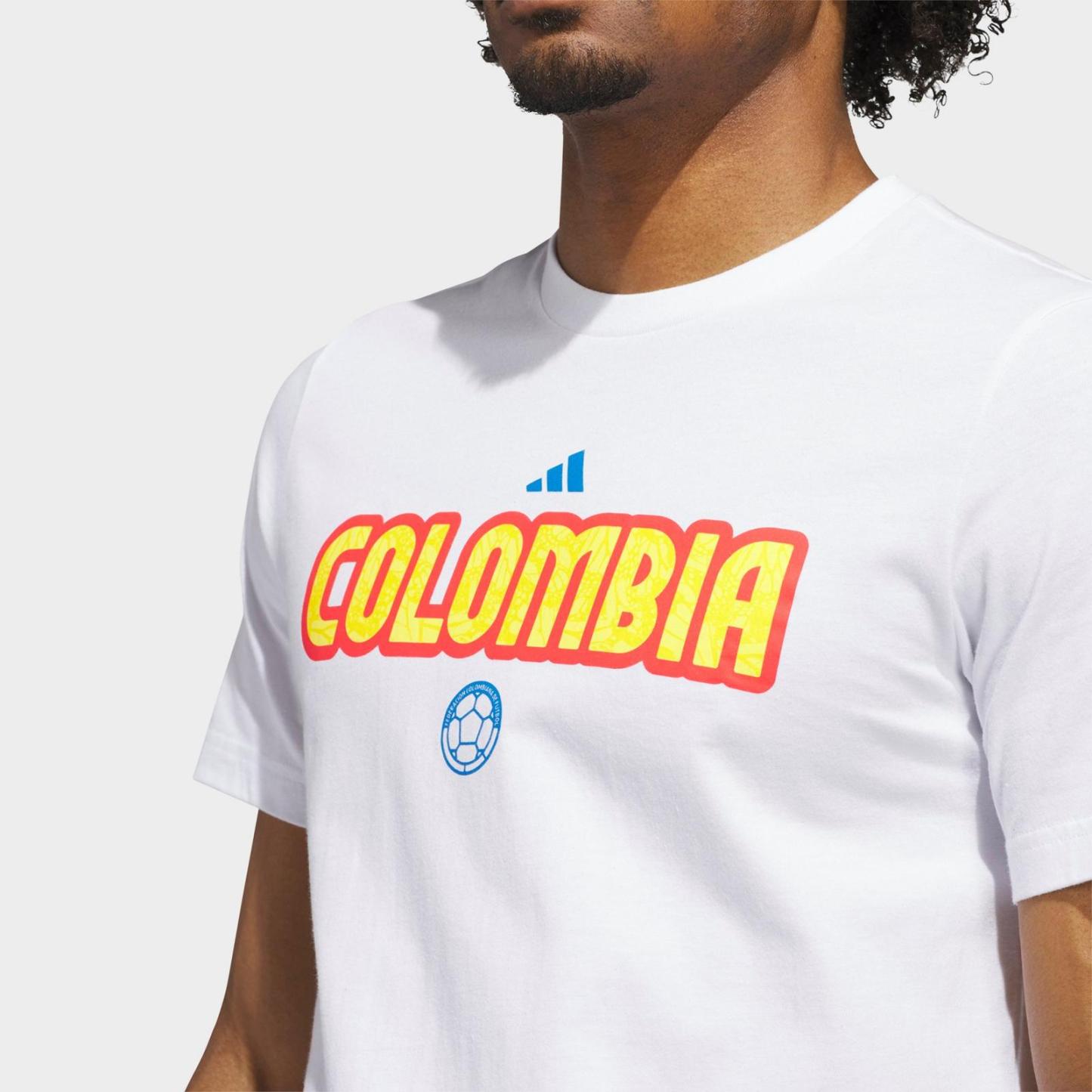 Men's adidas FIFA World Cup 2026 Colombia Home T-Shirt - White - view 3