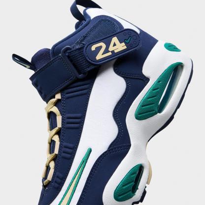 Men's Nithtke Air Griffey Max 1 Casual Shoes - Midnight Navy/Fresh Water/Summit White/Team Gold - Detail shot