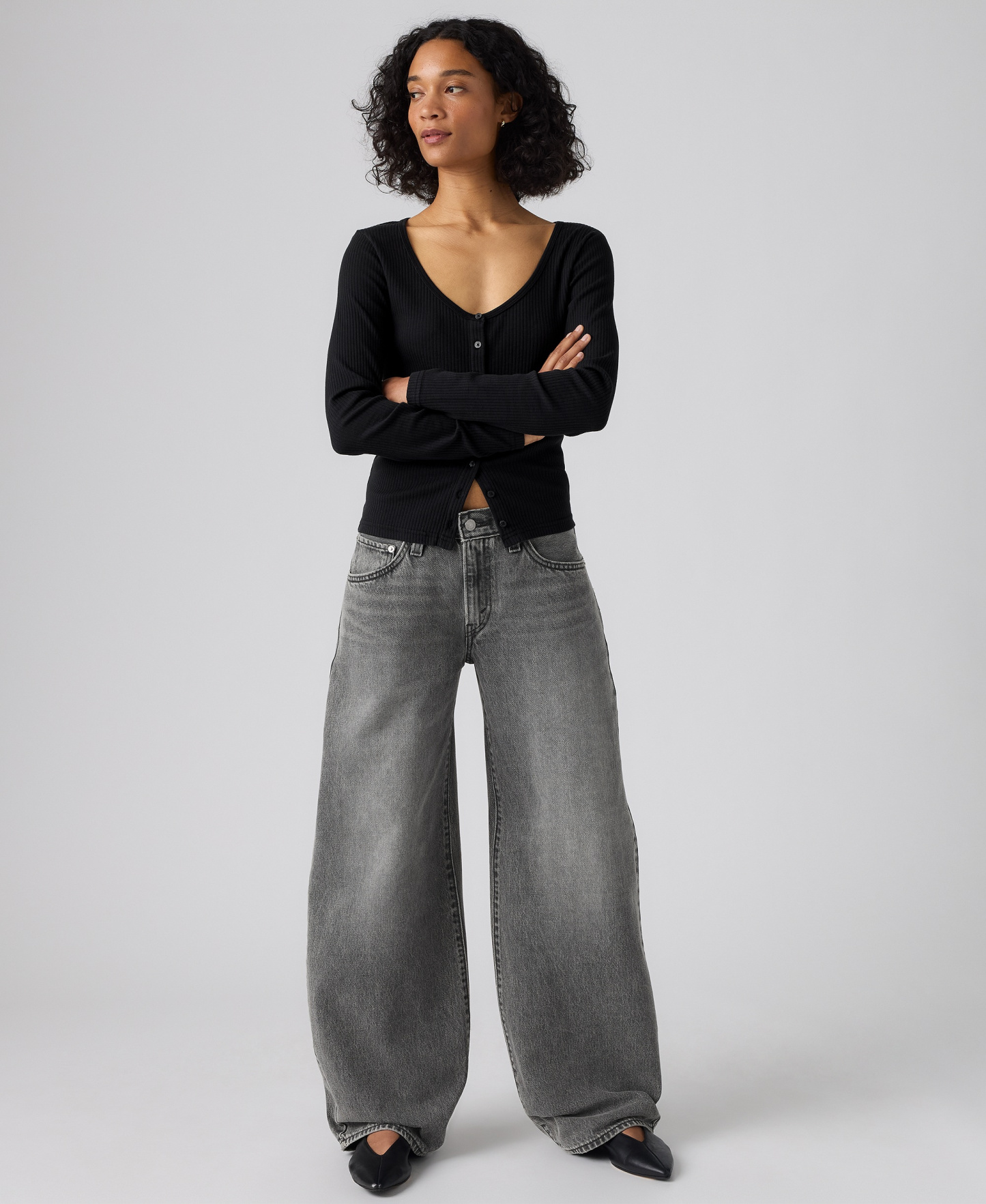 Levi's Women's Mid-Rise Middy Balloon Jeans - Disquiet Day