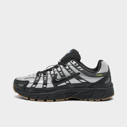 Big Kids' Nike P-6000 Casual Shoes - Grey Fog/Black/Anthracite/Volt (IQ0216-025)