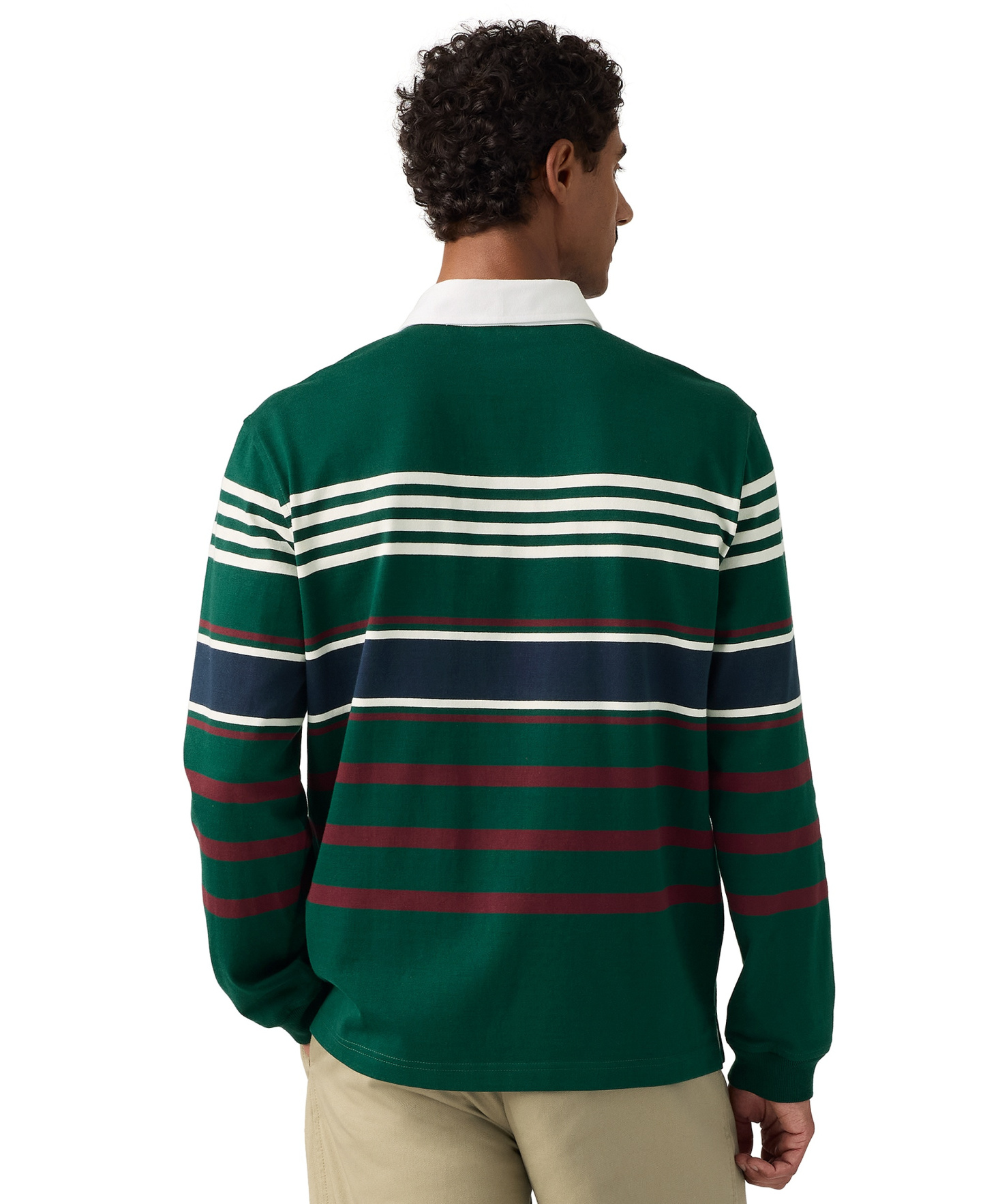 Levi's Men's Union Rugby Long-Sleeve Polo Shirt - Ponderosa