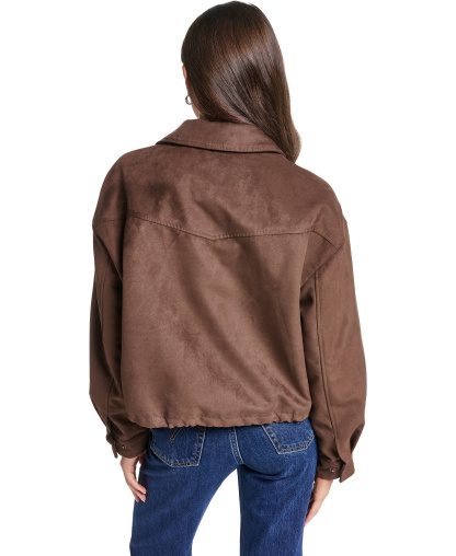 Levi's Women's Western Yoke Bubble Hem Jacket - Maple