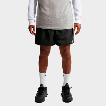 Men's Nithtke Windrunner Lightweight Woven Shorts - Black/White
