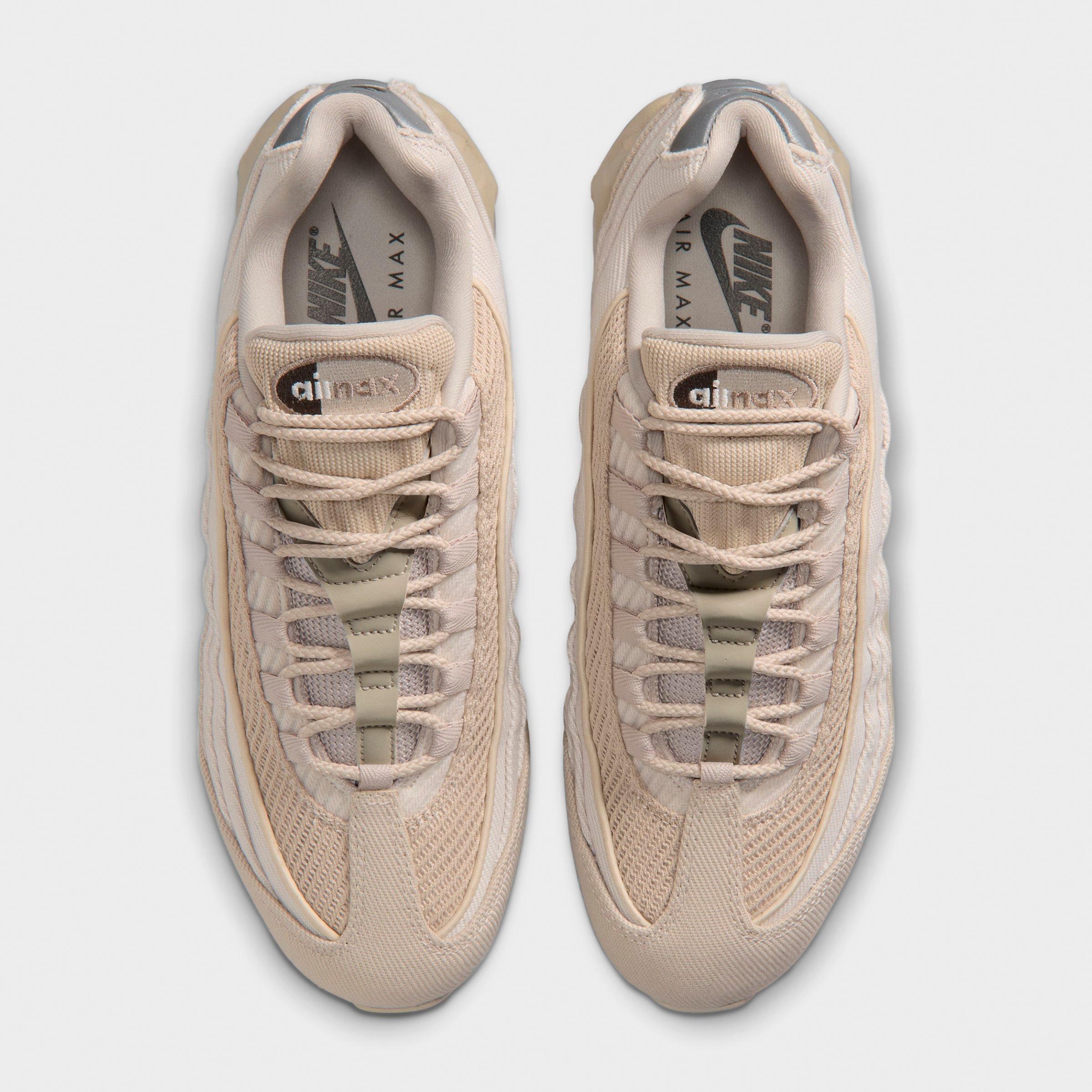 Men's Nithtke Air Max 95 Big Bubble Scorpion Casual Shoes - Part 1 - Cream II/Light Orewood Brown/Newsprint/Moon Fossil - Top view
