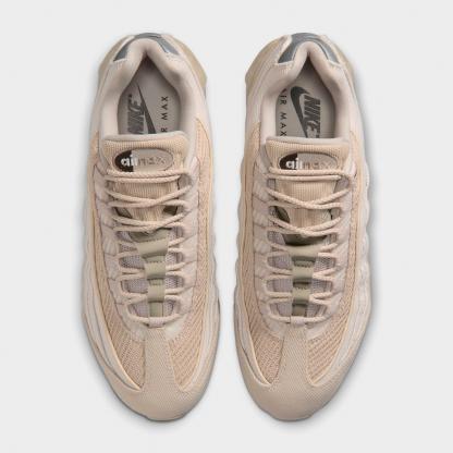 Men's Nithtke Air Max 95 Big Bubble Scorpion Casual Shoes - Part 1 - Cream II/Light Orewood Brown/Newsprint/Moon Fossil - Top view
