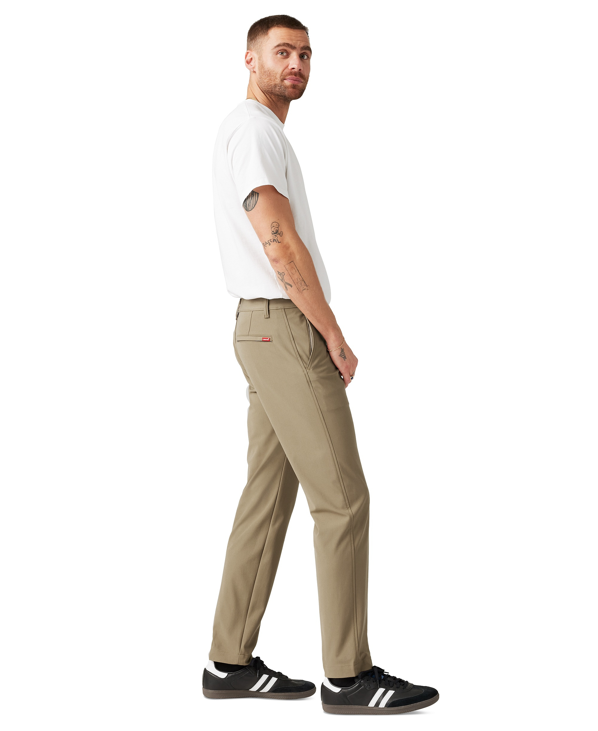 Levi's Men's XX Standard Tapered Fit Flex-Tech Chino Pants - Taupe