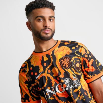 Men's Nike Netherlands x Patta Academy Pro Soccer Top - Hyper Crimson/Black
