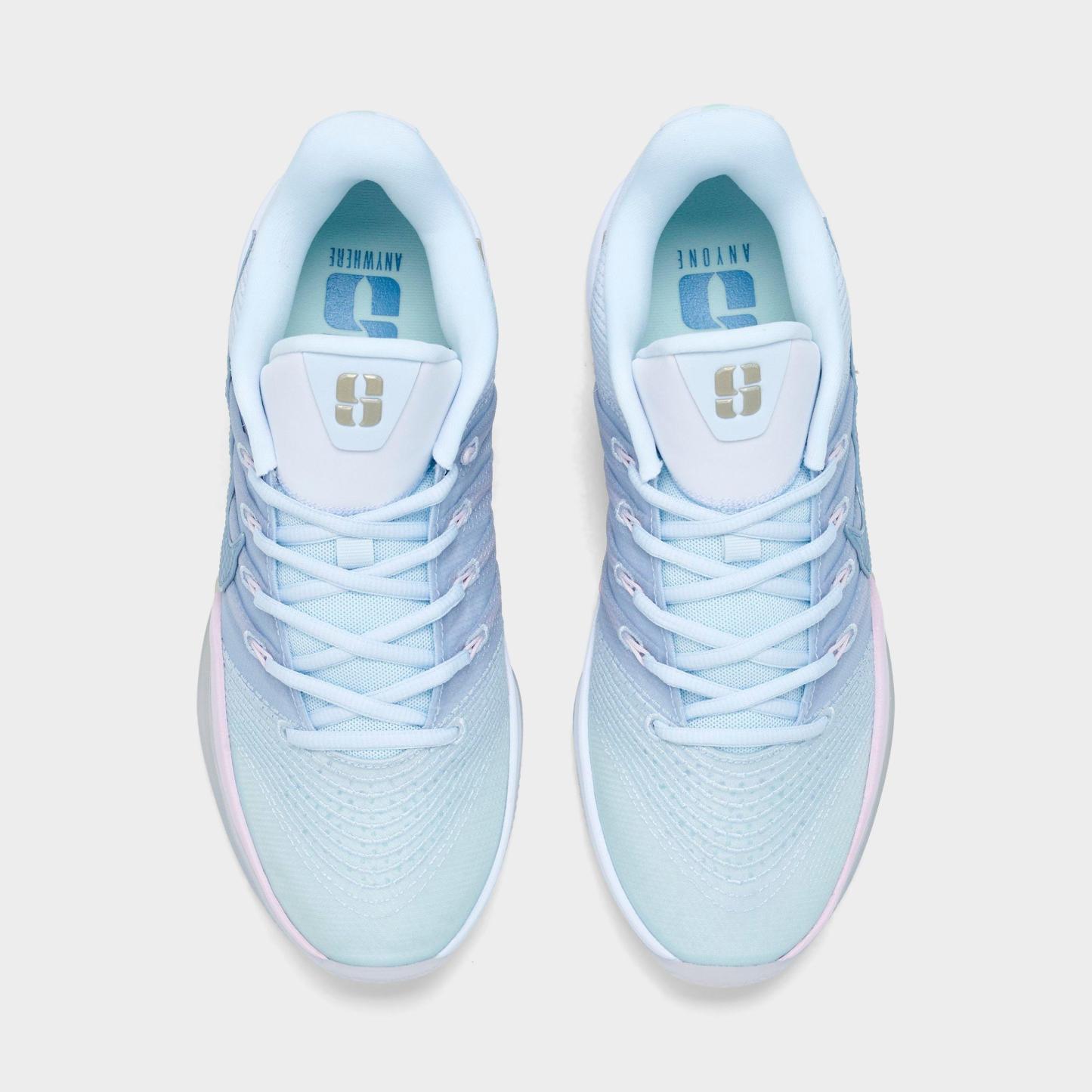 Nithtke Sabrina 3 Basketball Shoes - White/Football Grey/Bleached Lilac/Dusty Purple - Top view