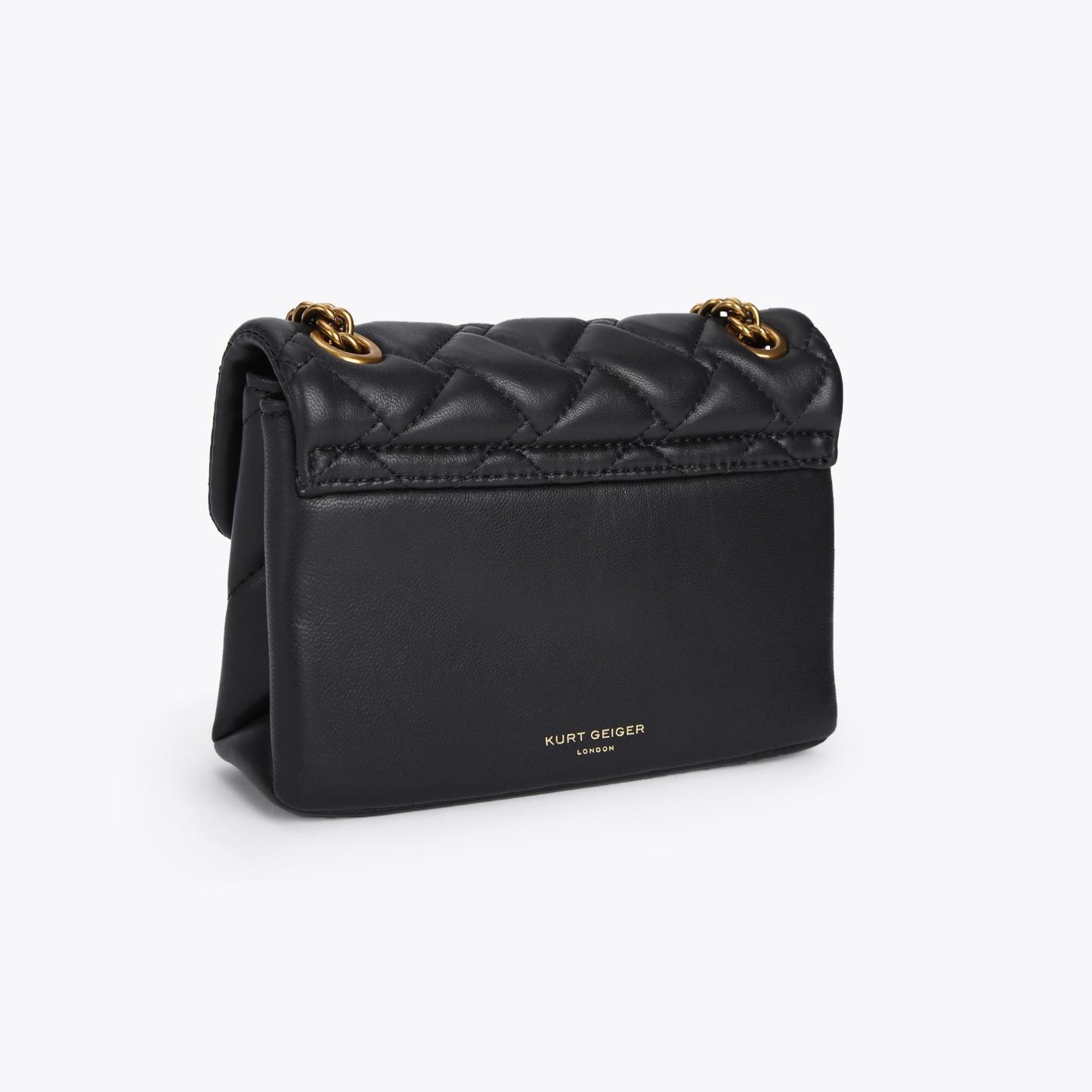 Kurt Geiger London Mini Leather Kensington Bag - Black - view 4