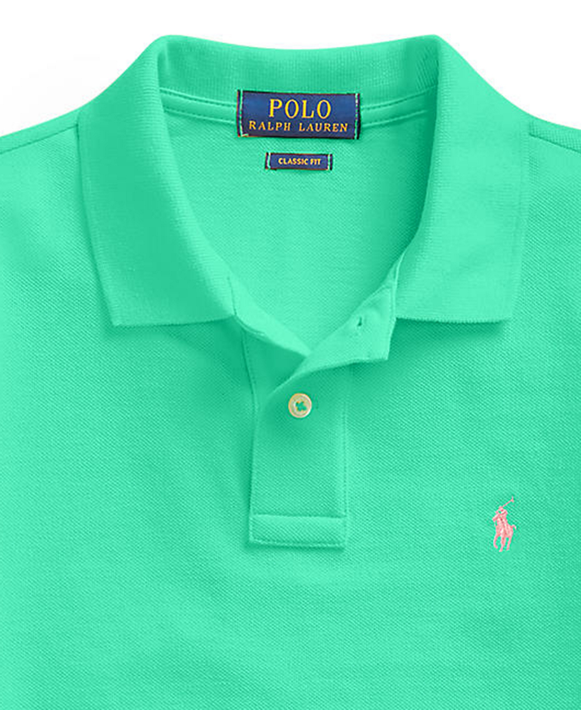 Polo Ralph Lauren 8-20 Boys' Cotton Mesh Logo Polo Shirt - Sunset Green