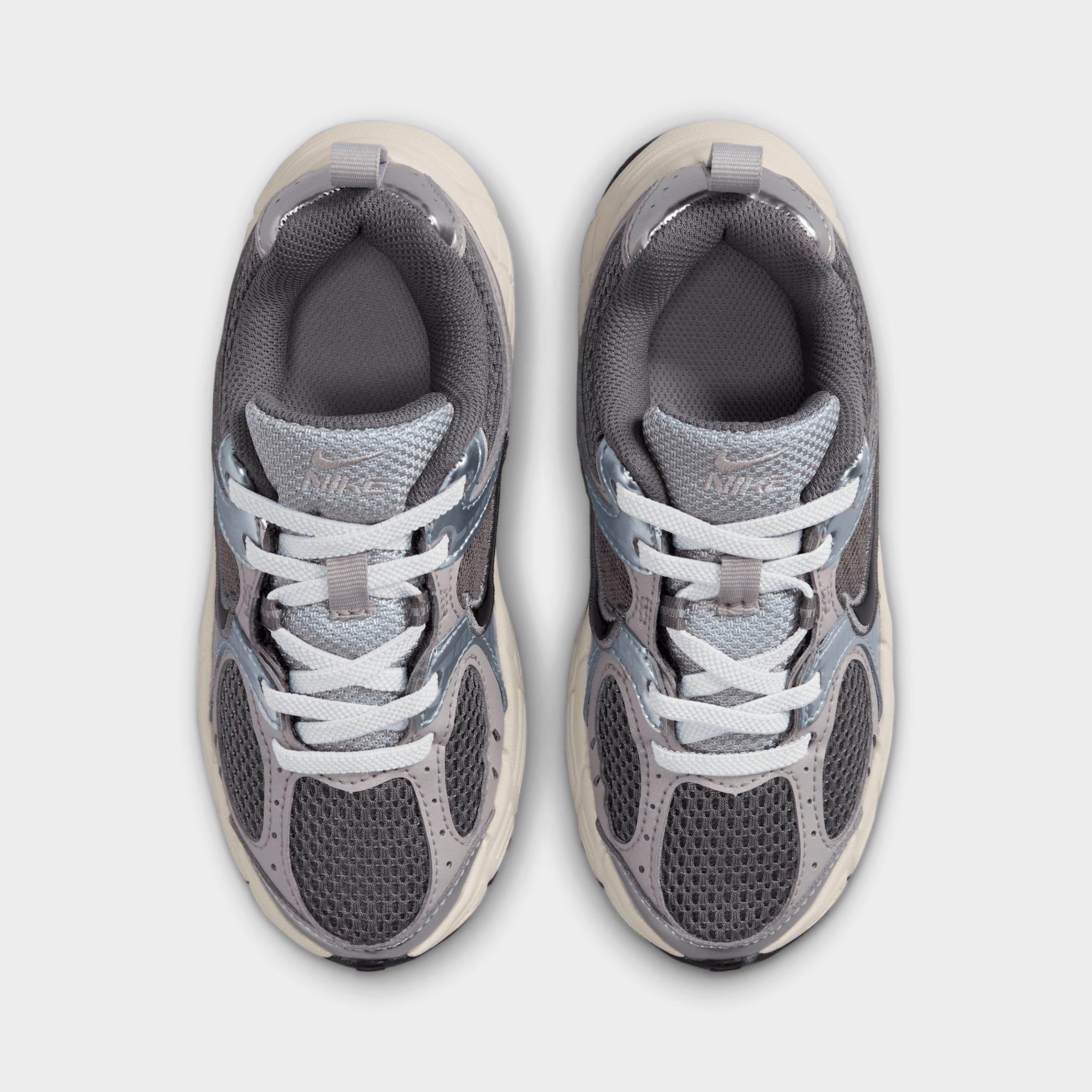 Little Kids' Nithtke V5 RNR Stretch Lace Casual Shoes - Cave Stone/College Grey/Vast Grey/Black - Top view