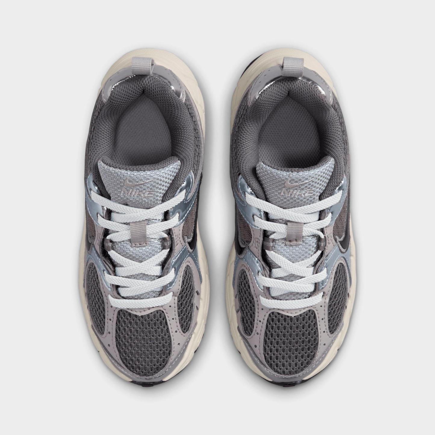 Little Kids' Nithtke V5 RNR Stretch Lace Casual Shoes - Cave Stone/College Grey/Vast Grey/Black - Top view