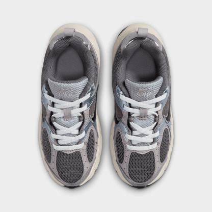 Little Kids' Nithtke V5 RNR Stretch Lace Casual Shoes - Cave Stone/College Grey/Vast Grey/Black - Top view