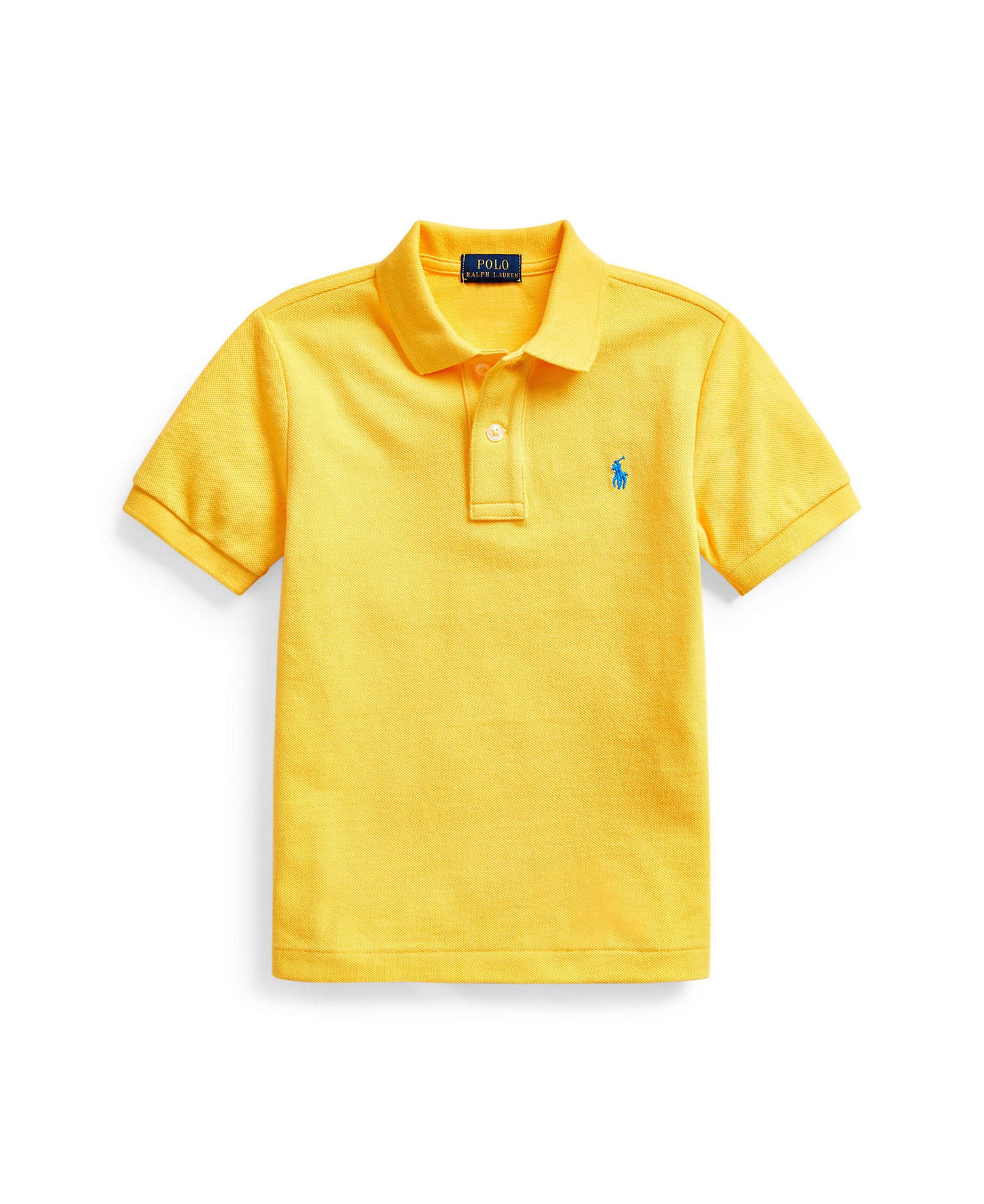 Polo Ralph Lauren Boys' 2T-7 Cotton Mesh Polo Shirt - Yellowfin