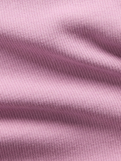 Modern Rib T-Shirt - Wispy pink mauve