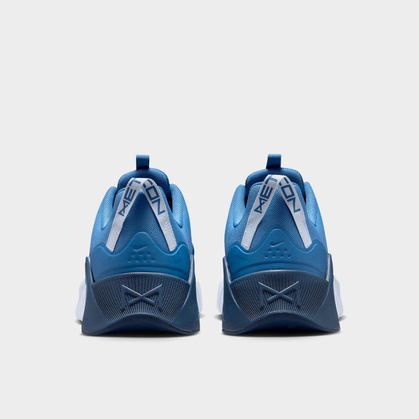 Men's Nithtke Free Metcon 7 Training Shoes - Indigo Storm/Thunder Blue/Football Grey - Back view