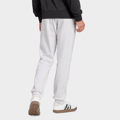 Men's adidas Essentials Feelcozy Fleece Jogger Pants - Light Grey Heather/Black