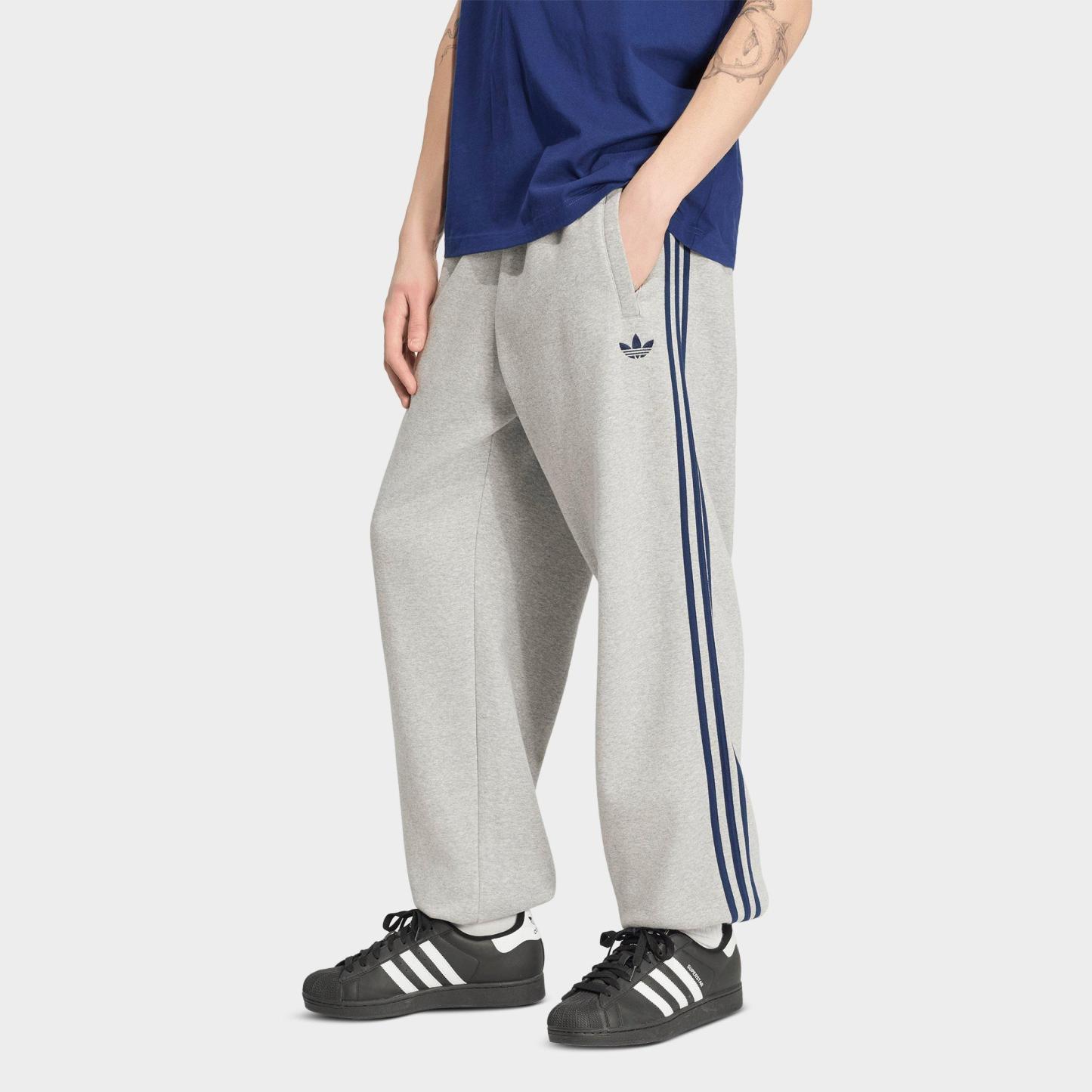 Men's adidas Originals Adicolor 3-Stripes Cuffed Sweatpants - Medium Grey Heather