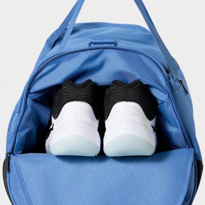 Nithtke Brasilia Training Duffel Bag (Medium, 60L) - Indigo Storm/Black/Reflect Silver
