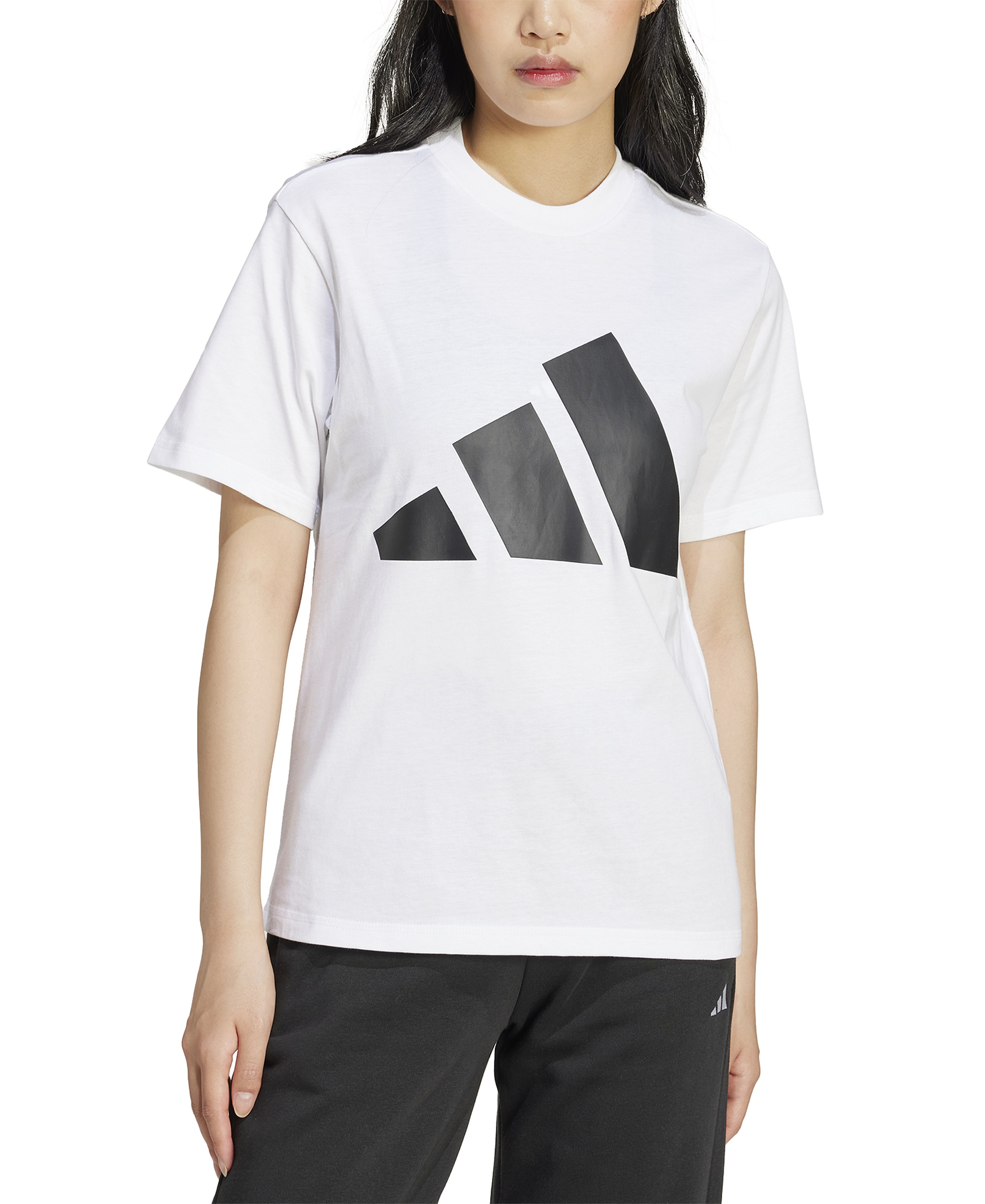 adidas Women's Essentials Big Logo Cotton T-Shirt - White