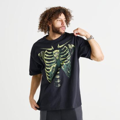 Men's Nike Sportswear Anatomy of Air Graphic T-Shirt - Black/Volt