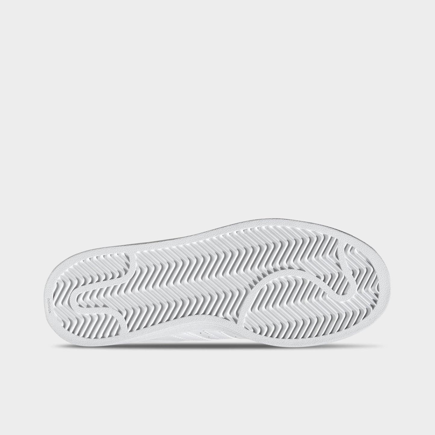 Women's adidas Originals Superstar II Casual Shoes - Cloud White/Cloud White/Core Black - Bottom view