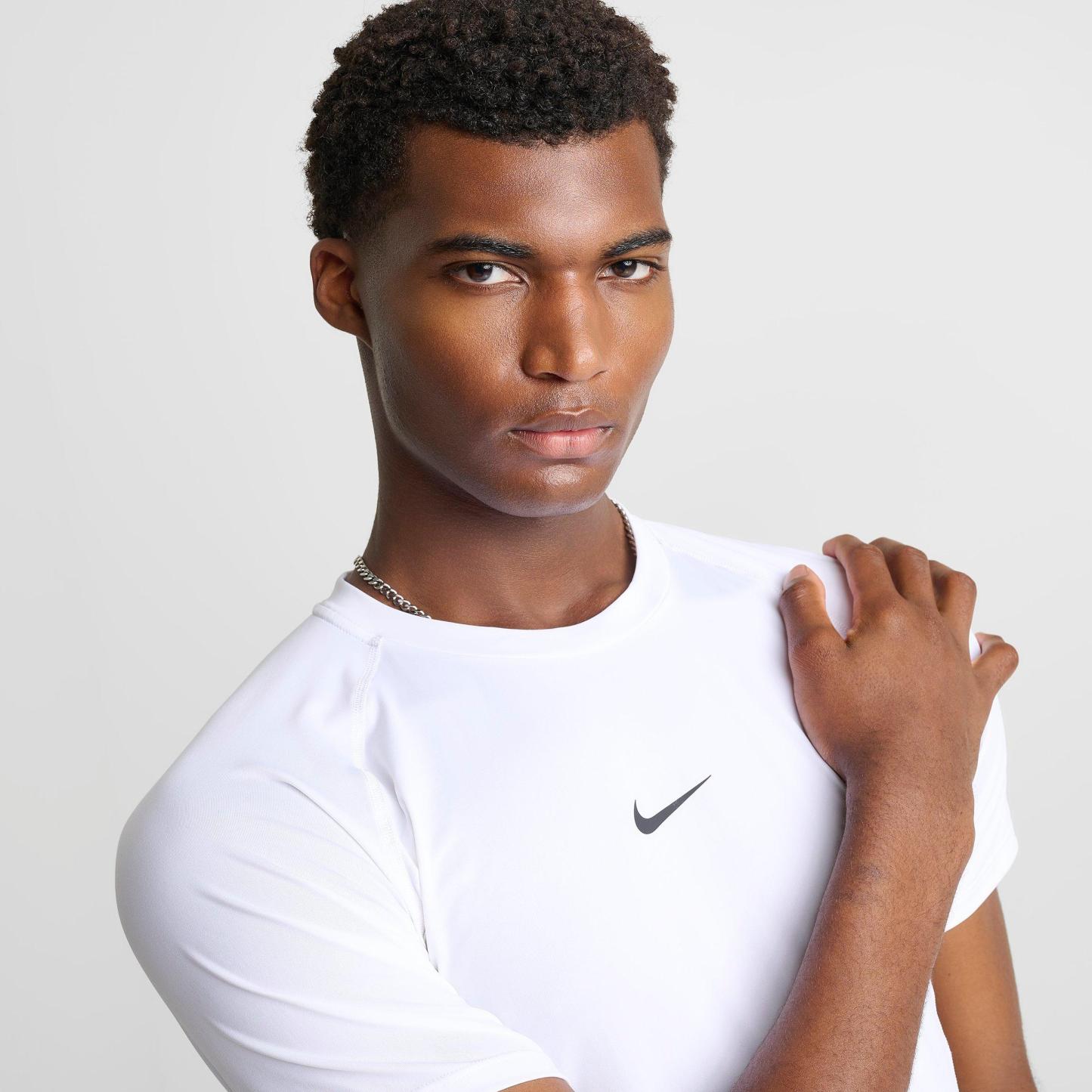 Men's Nithtke Pro Dri-FIT Tight Fitness Top - White/Black