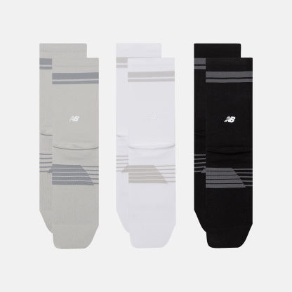 New Balance Pro Run Crew Socks 3 Pack, LAS35102AS1