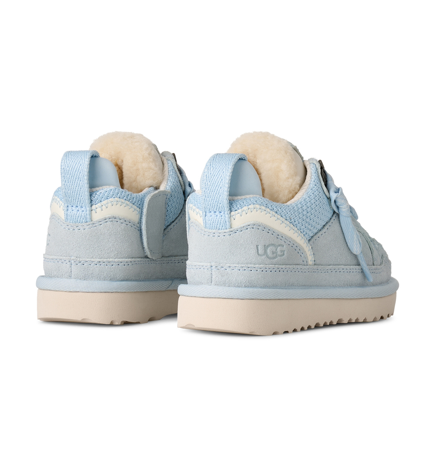 UGG® Toddler Kids Lowmel Lace-Up Sneakers - Sky Blue