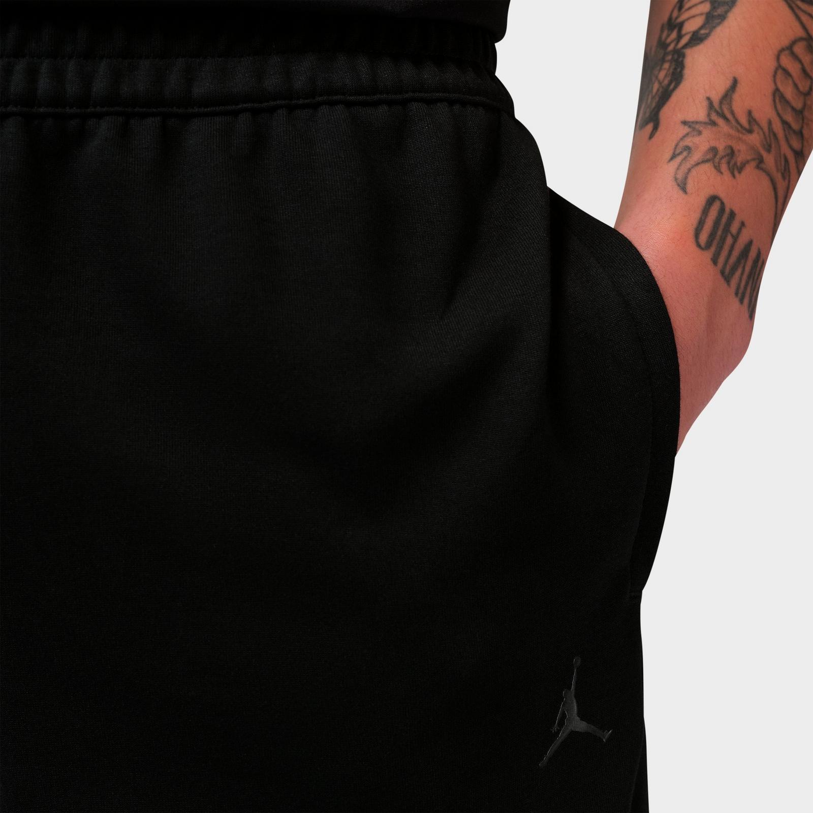 Men's Jordan Sport Hoop Fleece Shorts - Black/Clear - view 4