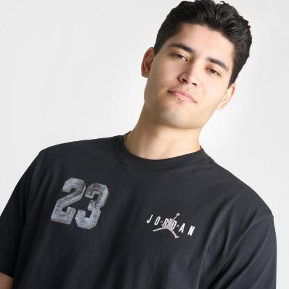 Men's Jordan Varsity 23 T-Shirt - Black/White - view 5