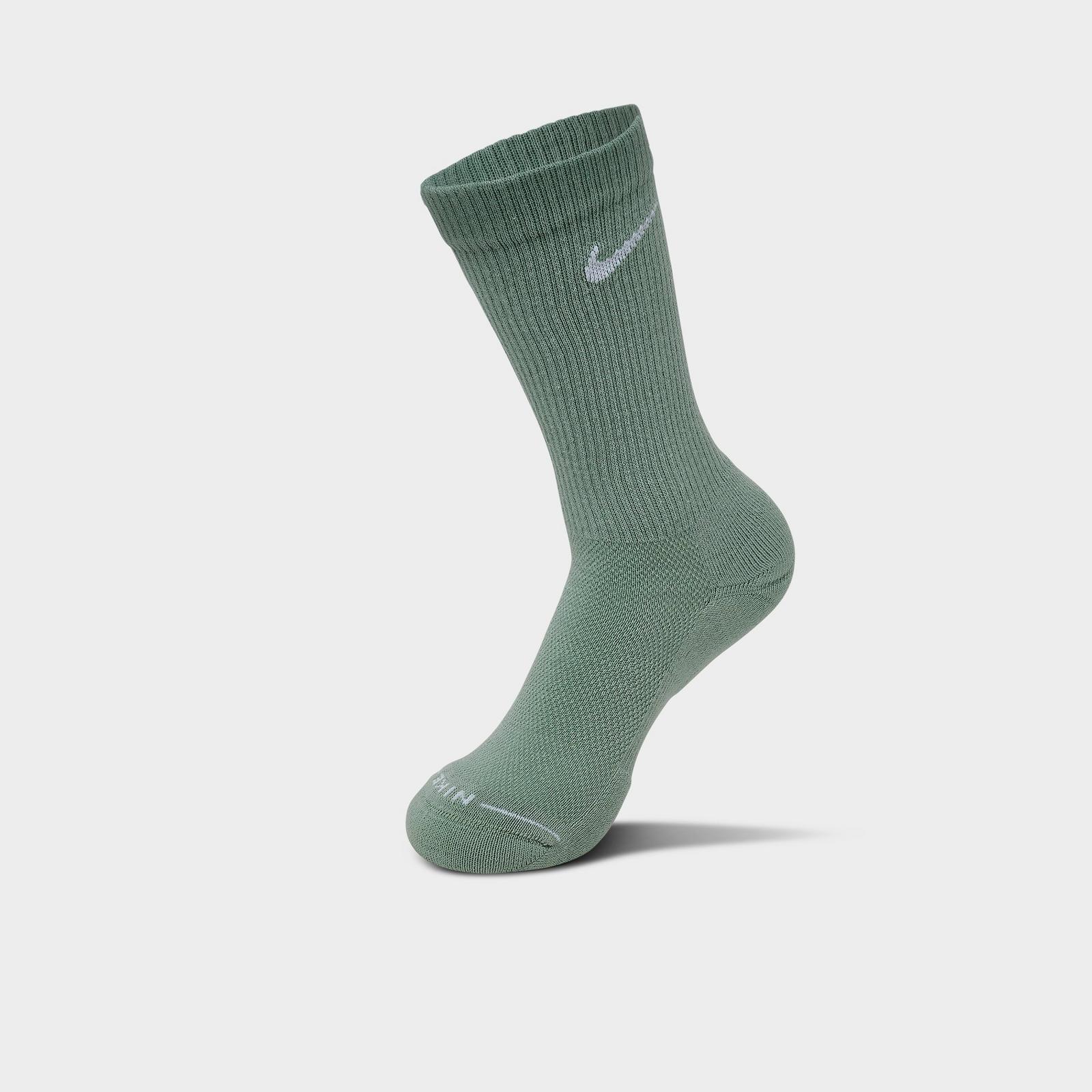 Nike Everyday Elevated Crew Socks (6-Pack) - Spruce/Blue/Steam
