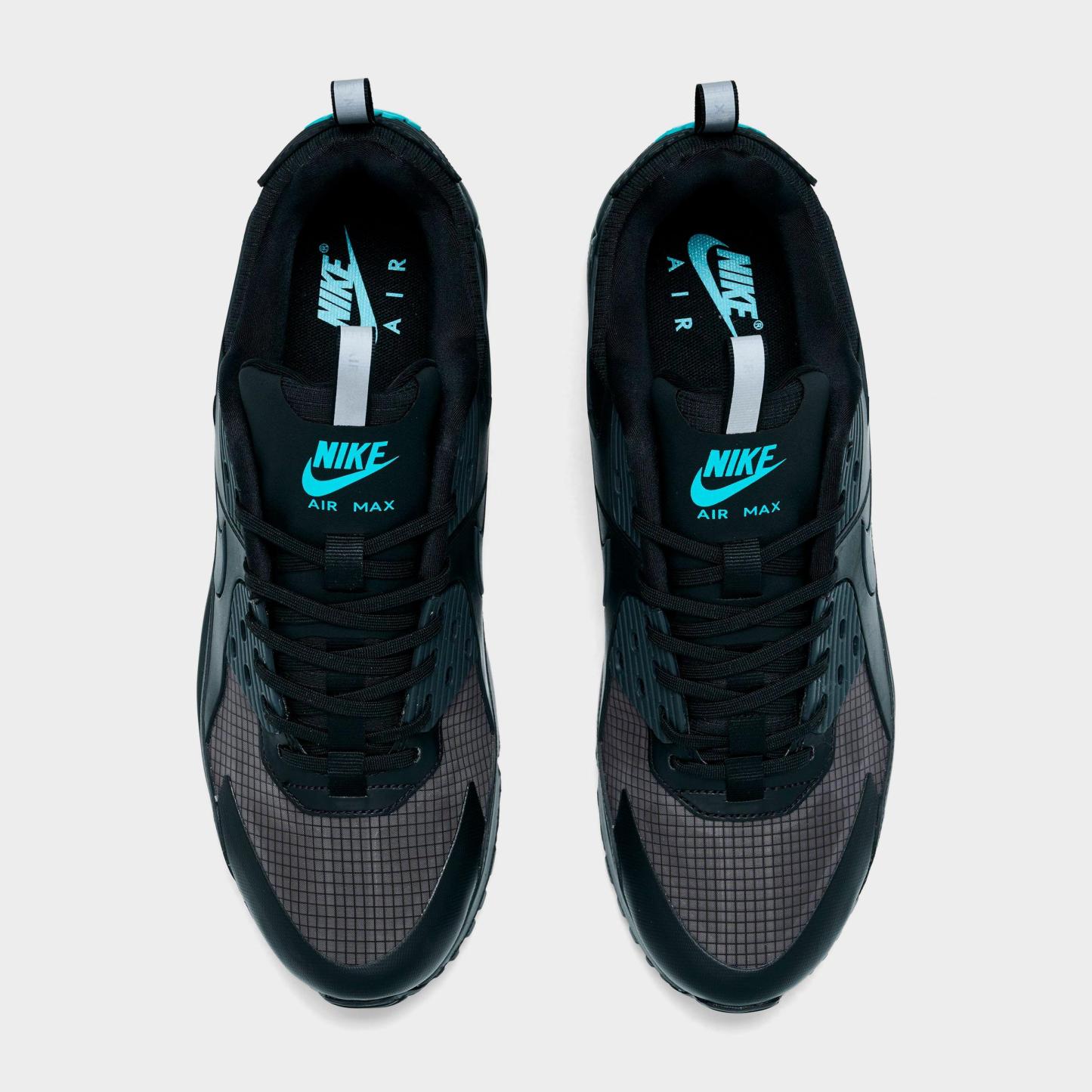 Men's Nithtke Air Max 90 Drift Casual Shoes - Black/Anthracite/Dusty Cactus - Top view