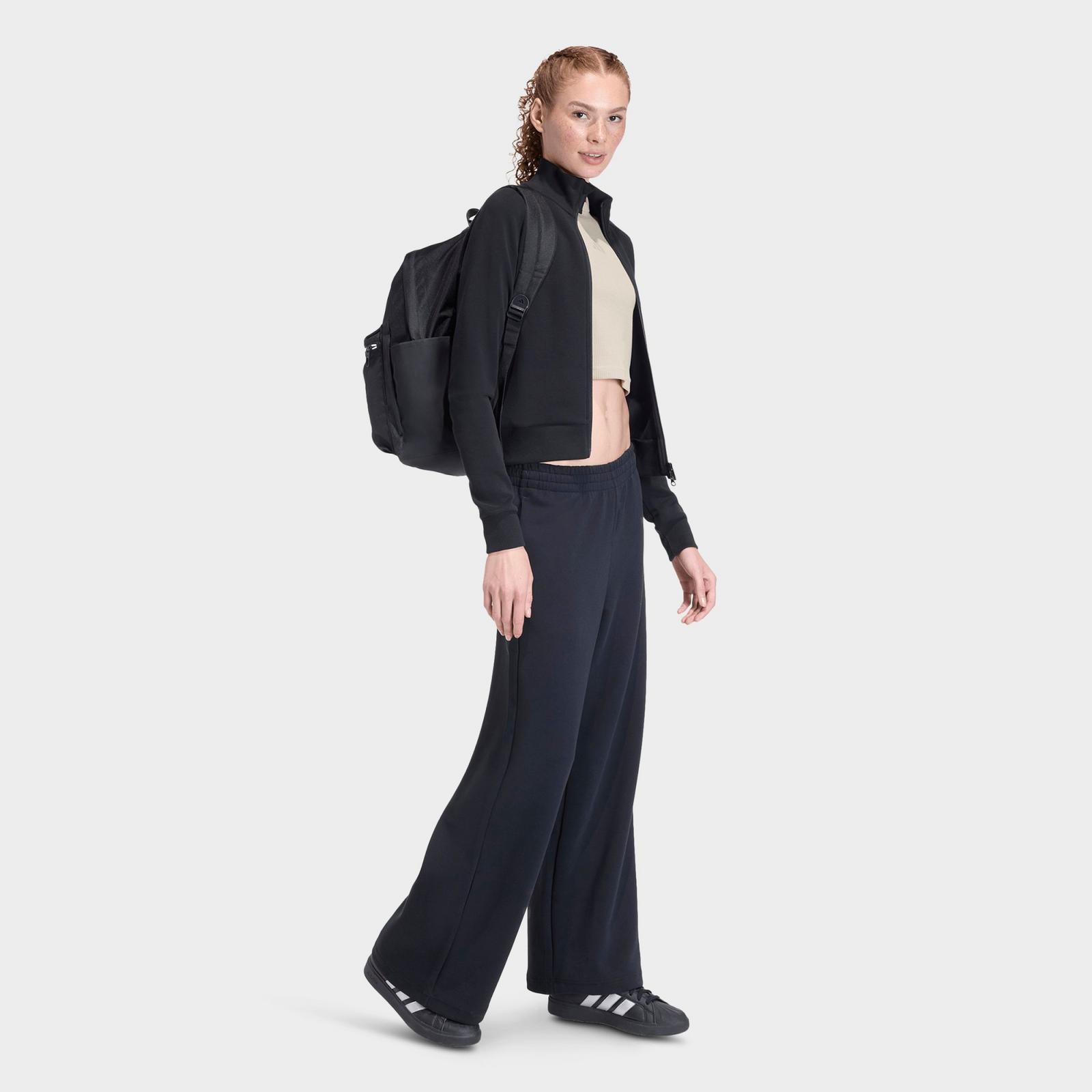 Women's adidas Sportswear Soft Lux Slim Track Top - Black - view 2