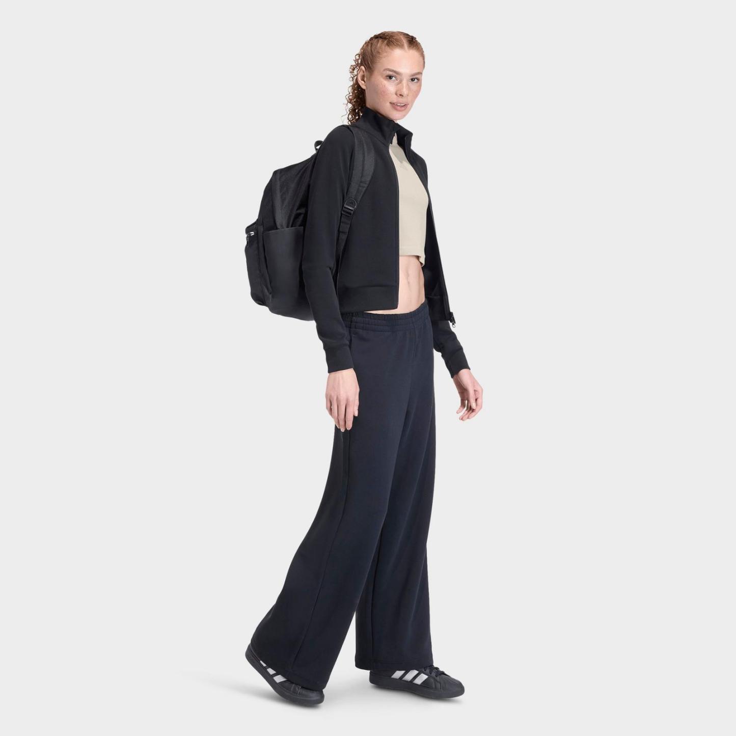 Women's adidas Sportswear Soft Lux Slim Track Top - Black - view 2