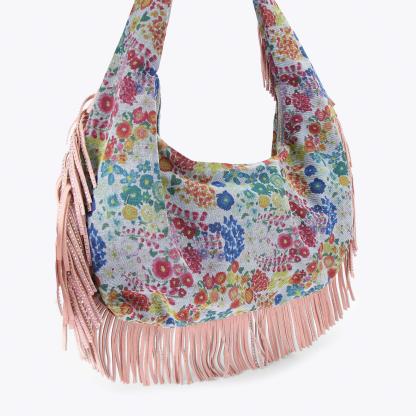 Kurt Geiger London Large Shoreditch Fringe Bag - Blue - view 4