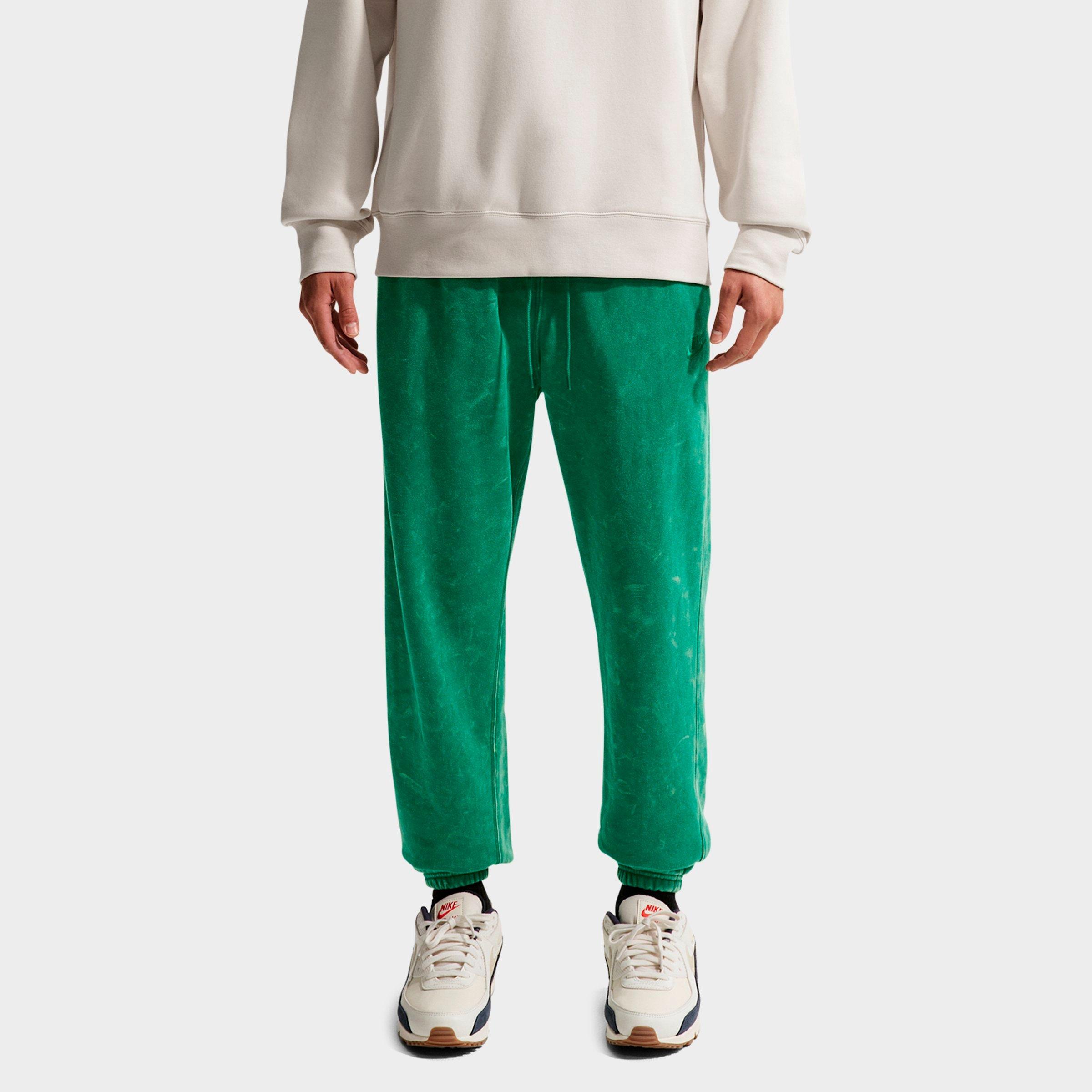 Men's Nithtke Sportswear Club Washed Cuffed Fleece Pants - Malachite