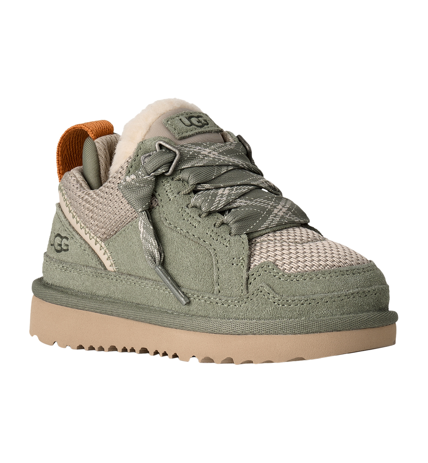 UGG® Toddler Kids Lowmel Lace-Up Sneakers - Shaded Clover