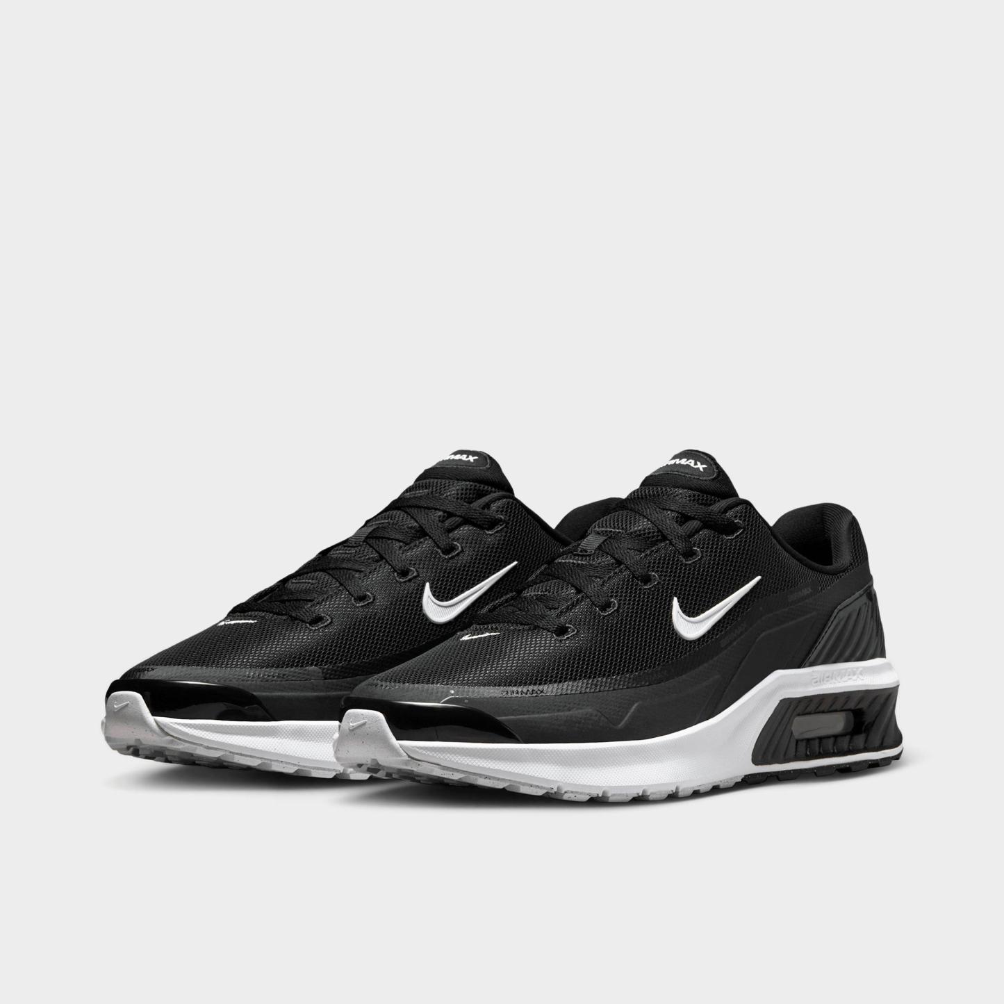 Men's Nithtke Air Max Bia Casual Shoes - Black/White - Both shoes facing left
