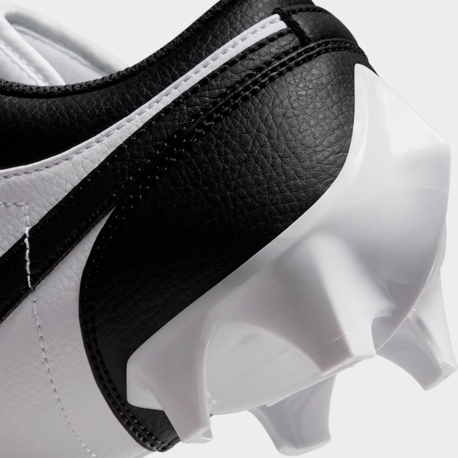Men's Jordan 1 Low TD Football Cleats - White/Black/Black - view 3