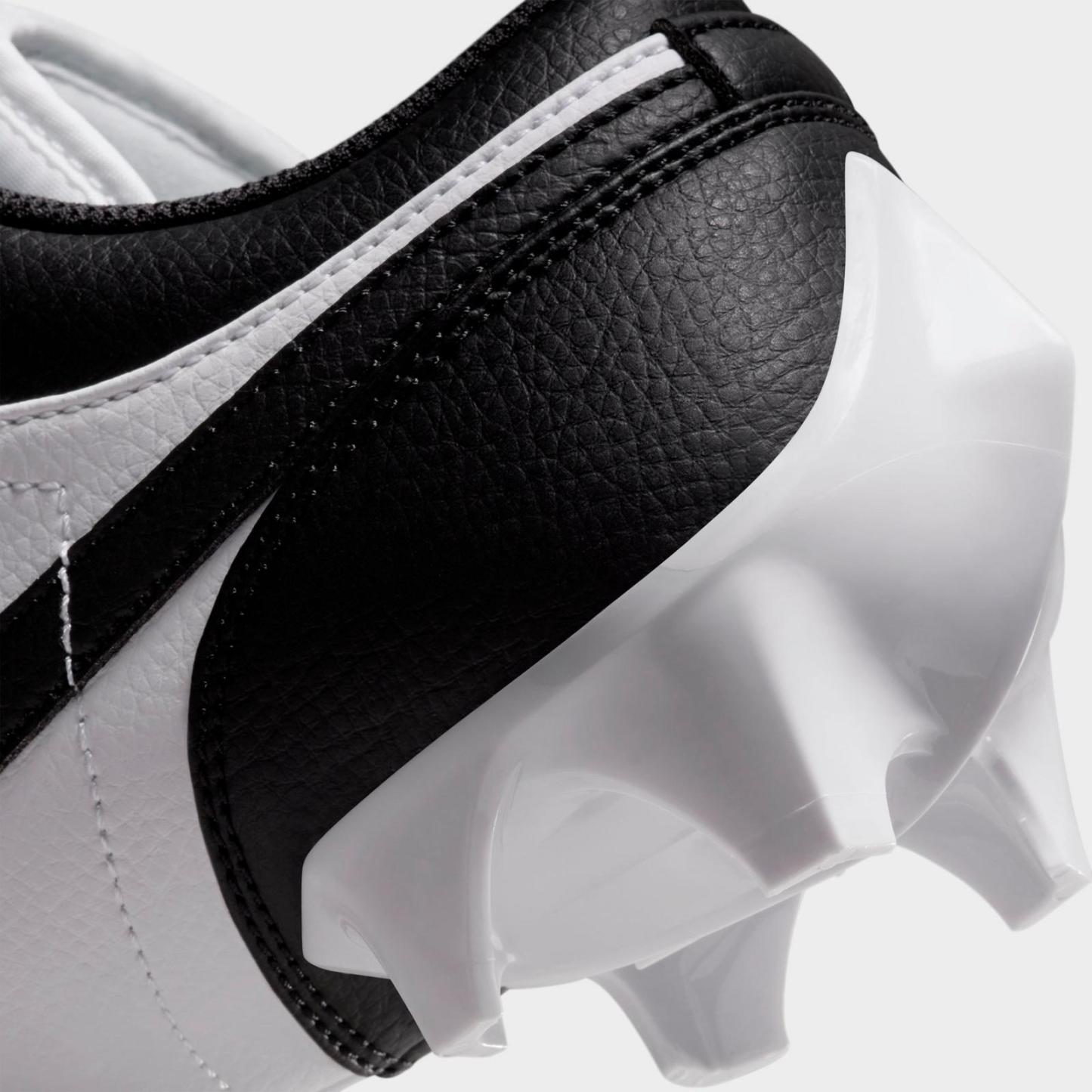 Men's Jordan 1 Low TD Football Cleats - White/Black/Black - view 3