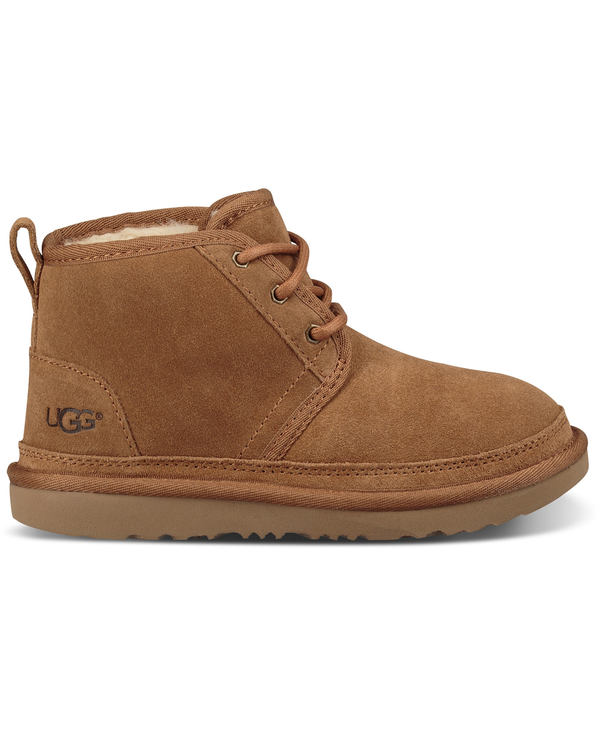 UGG® Kids Neumel II Lace-Up Booties - Chestnut
