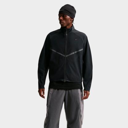 Men's Nithtke Sportswear Tech Dri-FIT Shori Knit Full-Zip Track Jacket - Black/Black