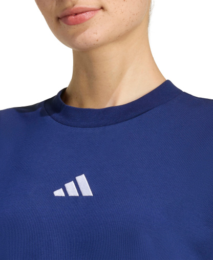 adidas Women's 3-Stripes Crewneck T-Shirt Dress - Dark Blue/White