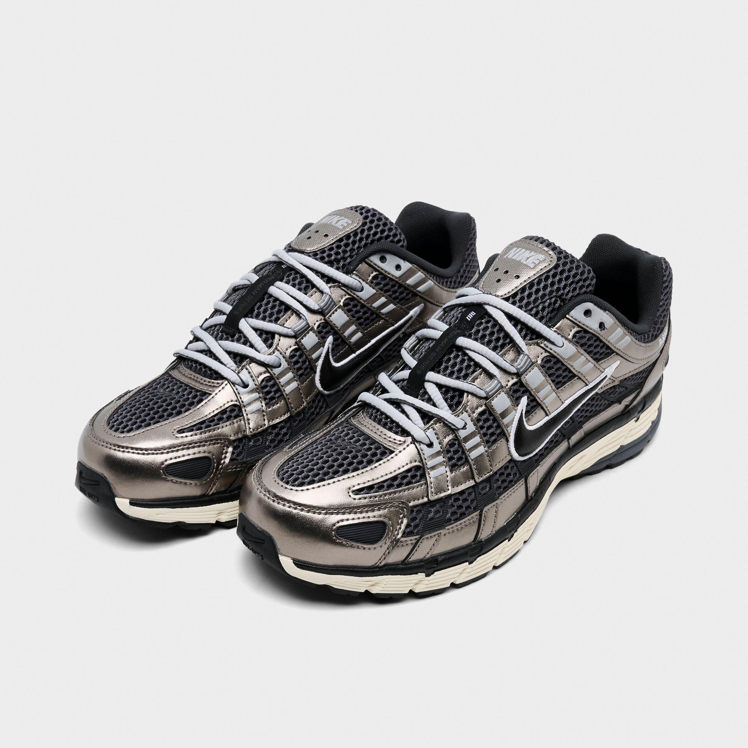 Men's Nithtke P-6000 SE Casual Shoes - Anthracite/Metallic Pewter/Smoke Grey/Black - Both shoes facing left