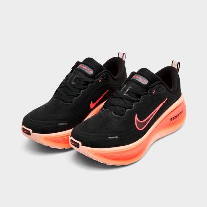 Women's Nike Vomero Plus Running Shoes - Black/Washed Coral/Bright Mango/Hot Lava